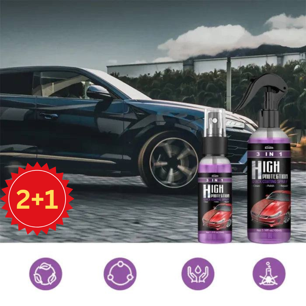 Spray Auto 3-în-1 cu Protecție Ridicată