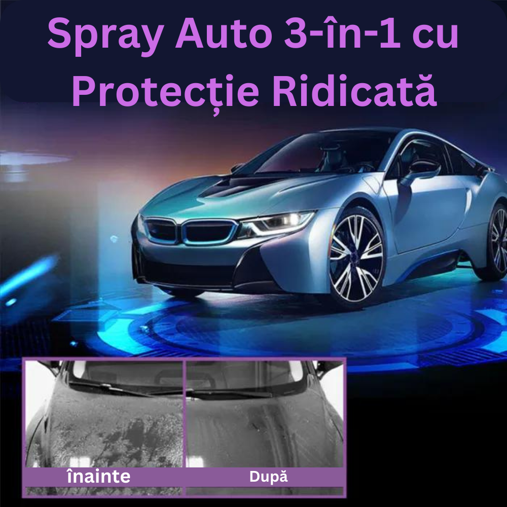 Spray Auto 3-în-1 cu Protecție Ridicată