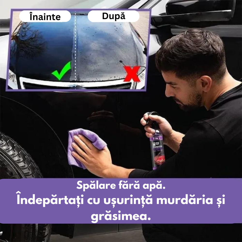 Spray Auto 3-în-1 cu Protecție Ridicată